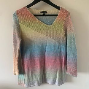 Parkhurst Pastel Lightweight Sweater Sz L